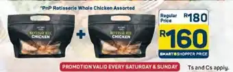Pick n Pay PnP Rotisserie Whole Chicken Assorted offer