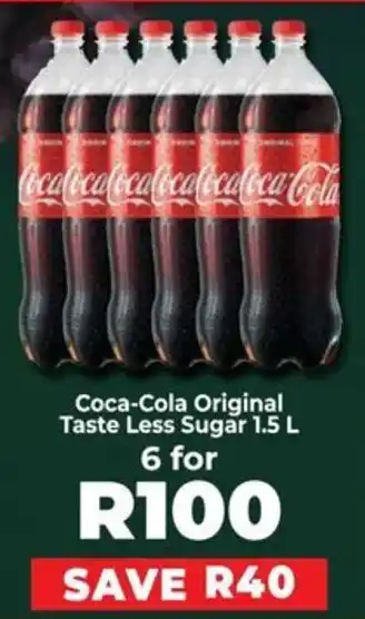 Food Lover's Market Coca-Cola Original Taste Less Sugar offer