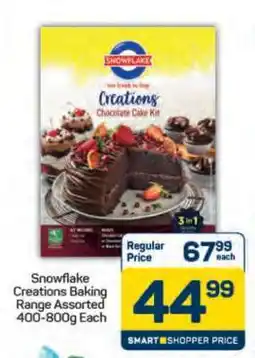 Pick n Pay Snowflake Creations Baking Range Assorted 400-800g Each offer