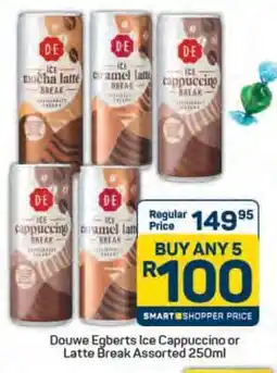 Pick n Pay Douwe Egberts Ice Cappuccino or Latte Break Assorted 250ml offer