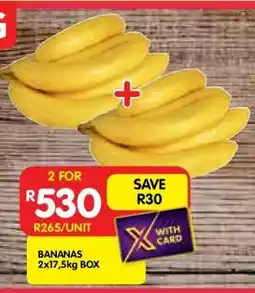 Shoprite BANANAS 2x17,5kg box offer