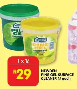 Shoprite NEWDEN PINE GEL SURFACE CLEANER 1ℓ each offer