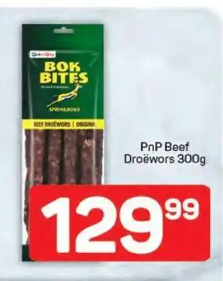 Pick n Pay PnP Beef Droëwors 300g offer