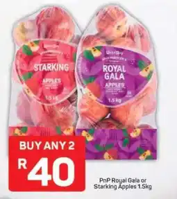 Pick n Pay PnP Royal Gala or Starking Apples 1.5kg offer