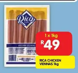 Shoprite RICA CHICKEN VIENNAS 1kg offer