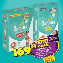 Shoprite Pampers Active Value Pack Disposable Nappies offer