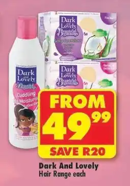 Shoprite Dark And Lovely Hair Range each offer