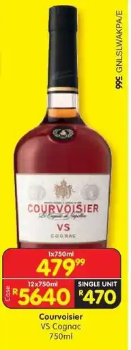 Shoprite COURVOISIER VS COGNAC 750ML offer