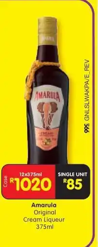 Shoprite AMARULA offer
