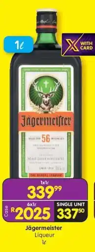 Shoprite Jagermeister offer