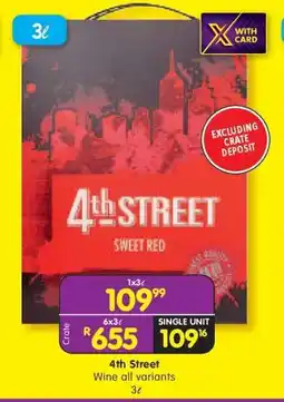 Shoprite 4th Street offer