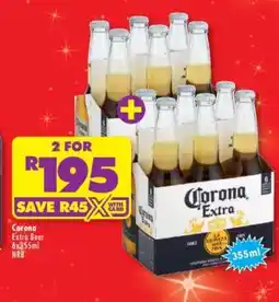 Shoprite CORONA EXTRA BEER 6x355ml NRB offer