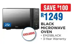 OK Furniture BLACK MICROWAVE OVEN offer