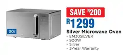 OK Furniture SILVER MICROWAVE OVEN offer