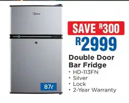 OK Furniture Double-Door Bar Fridge offer