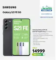 Incredible Connection Samsung Galaxy S21 FE 5G Dual Sim Graphite Grey offer
