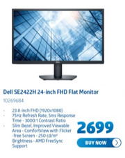 Incredible Connection Dell SE2422H 24 Inch FHD Flat Monitor offer