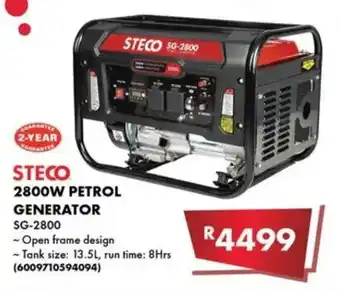 Build It Steco 2800w petrol generator offer