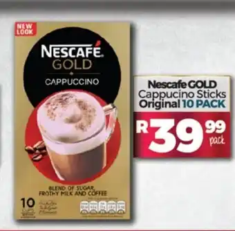 Take 'n Pay Nescafe Gold Cappuccino Sticks Original 10 Pack offer