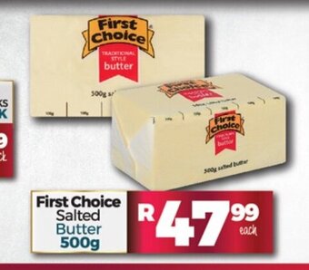 Take 'n Pay First Choice Salted Butter 500g offer