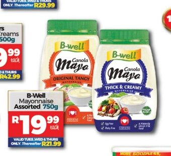 Take 'n Pay B-Well Mayonnaise Assorted 750g offer