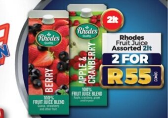 Take 'n Pay Rhodes Fruit Juice Assorted 2lt offer