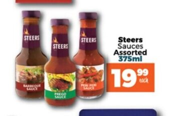 Take 'n Pay Steers Sauces Assorted 375ml offer