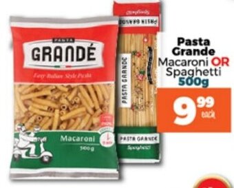 Take 'n Pay Pasta Grande Macaroni or Spaghetti 500g offer
