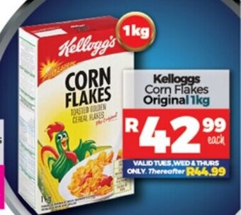 Take 'n Pay Kelloggs Corn Flakes Original 1kg offer