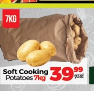 Soft Cooking Potatoes 7kg