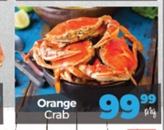 Take 'n Pay Orange Crab per kg offer