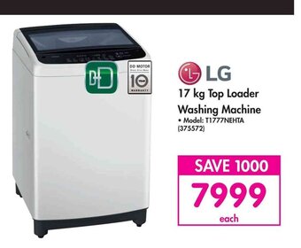 Makro LG - 17kg Top Loader Washing Machine offer