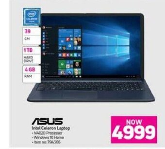 Game Asus - Intel Celeron Laptop offer