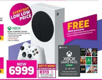 Game Xbox - Series S 500GB Console offer