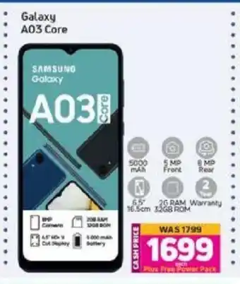 Game Samsung - Galaxy A03 Core offer