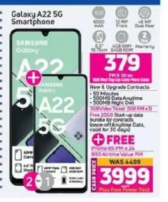 Game Samsung - Galaxy A22 5G Smartphone offer
