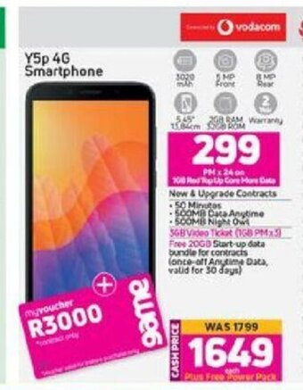 Game Huawei - Y5p 4G Smartphone offer