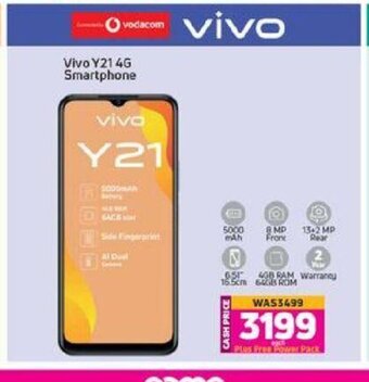 Game Vivo Y21 4G Smartphone offer