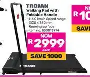 Game Trojan Walking Pad With Foldable Handle offer