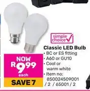 Game Simple Choice Classic LED Bulb offer