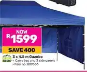 Game Campmaster 3 x 4.5m Gazebo offer