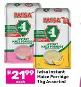 Game Iwisa Instant Maize Porridge Assorted-1Kg offer