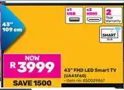 Game Samsung 43 FHD LED Smart TV UA43F60 offer