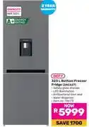 Game Defy 323Ltr Bottom Freezer Fridge DAC627 offer