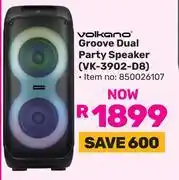 Game Volkano Groove Dual Party Speaker VK-3902-D8 offer