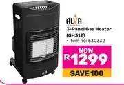 Game Alva 3-Panel Gas Heater GH312 offer