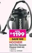 Game Hoover Wet & Dry Vacuum Cleaner HWD 20 offer