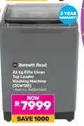 Game Bennett Read 22Kg Elite Clean Top Loader Washing Machine JCW125 offer