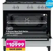 Game Defy 5-Burner New York Series Gas Stove DGS902 offer