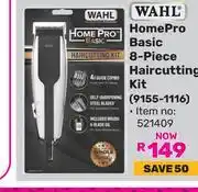 Game Wahl Home Pro Basic 8-Piece Hair Cutting Kit 9155-1116 offer
